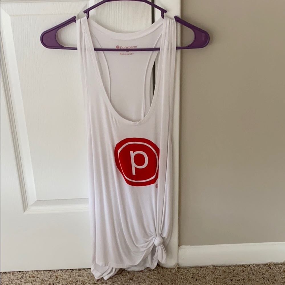 Pure barre racer back tank